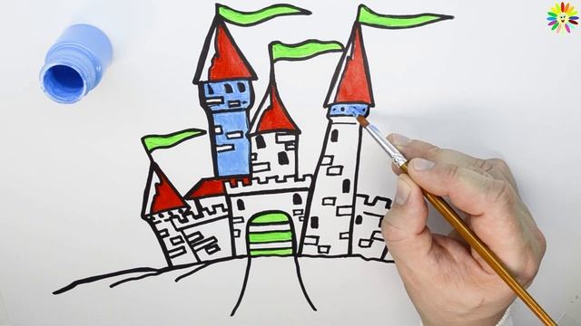 Как нарисовать волшебный замок смотреть онлайн