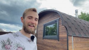 БАНЬКА ПО КАЙФУ. КВАДРО ОВАЛ 4х6 МЕТРА. КЕДР. ДОРАБОТКИ ОТ ЕВГЕНИЯ. БАНЯ ОТ BOCHKY