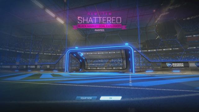 Rocket League - Dropping Shattered Titanium White Goalexplosion смотреть онлайн