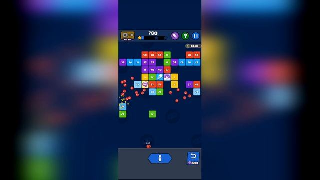 Gameplay level 47-51 Bricks Ball Crusher #6 смотреть онлайн