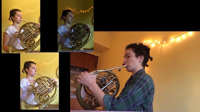 Waltzing Matilda - horn quartet смотреть онлайн