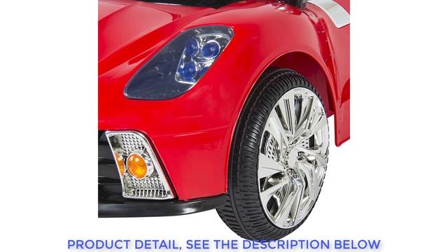 Best Choice Products Kids 12V Ride On Car with MP3 Electric Battery Power, Red смотреть онлайн