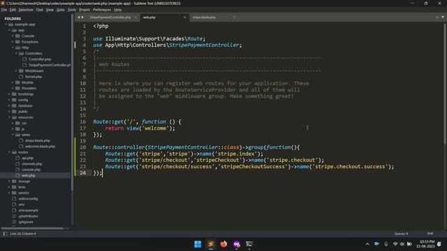 Stripe Payment Gateway | Stripe Payment Gateway Integration | Stripe Checkout Session Laravel 10 смотреть онлайн