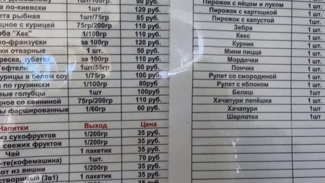 Цены в столовой "Ложка", чистенько уютно! ?ЛАЗАРЕВСКОЕ СЕГОДНЯ?СОЧИ. смотреть онлайн