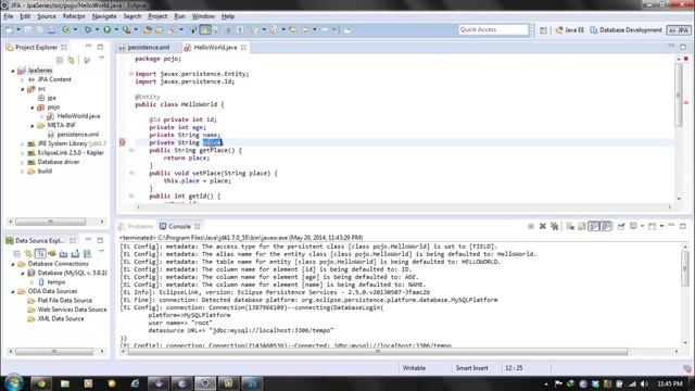 java jpa tutorial part-3 HelloWorld смотреть онлайн