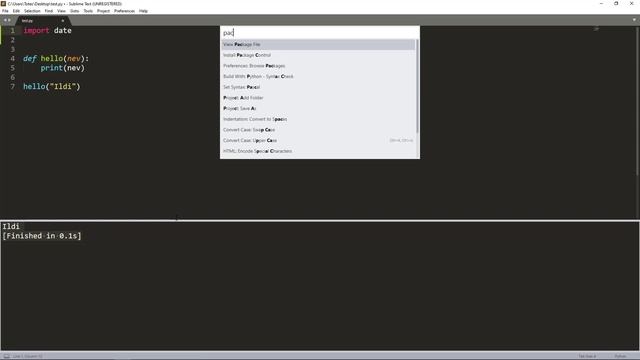 #04 - Python és Sublime text смотреть онлайн