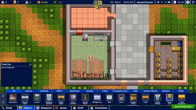 Academia School Simulator | Prison Architect в школе. Прохождение #1 смотреть онлайн