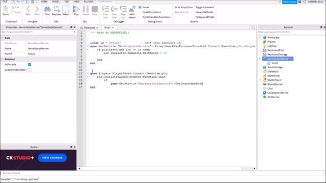 Roblox Studio Tutorial : How to make a Speed GamePass ! [2021] смотреть онлайн