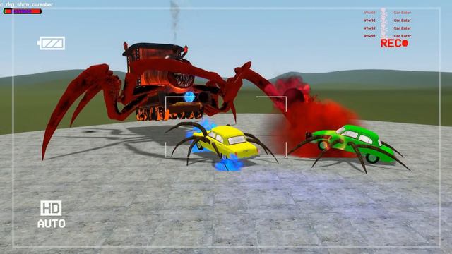 CAR EATER ALL COLORS In Garry's Mod! [ Car Eater Gmod ]
