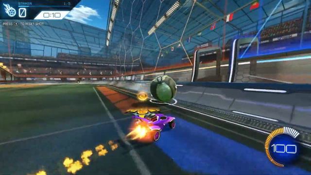Rocket League How To Double Flip Reset Stall Tutorial смотреть онлайн