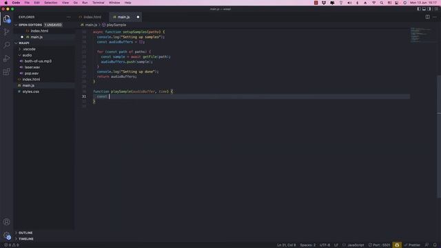 Web Audio API Tutorial #4 | Loading Multiple Audio Files Asynchronously and Playing Them. смотреть онлайн