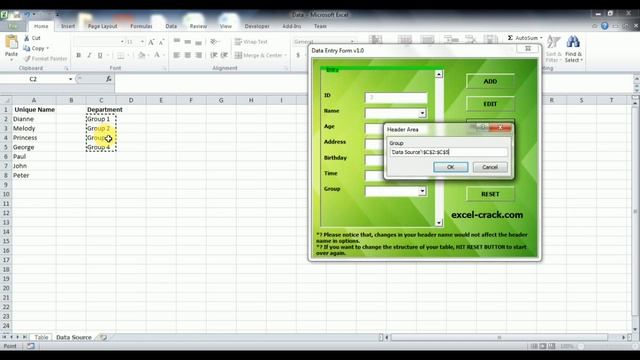 Automated Data Entry Form by excel-crack.com смотреть онлайн