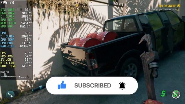 Dead Island 2 Test on Geforce GTX 1080 8GB GDDR5X смотреть онлайн