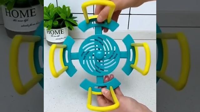 Гаджет для кухни Компактный органайзер для посуды тарелок #shorts смотреть онлайн