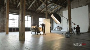 Видео Анны Калашниковой для Журнала MAXIM ноябрь 2012