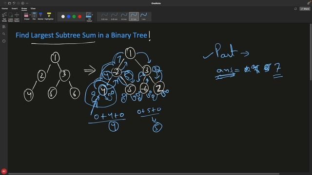 Find Largest Subtree Sum in a Binary Tree смотреть онлайн