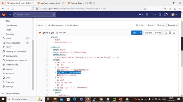 Build and Publish Artifacts to Package Registry using Gitlab Pipeline | Python Project CI/CD смотреть онлайн