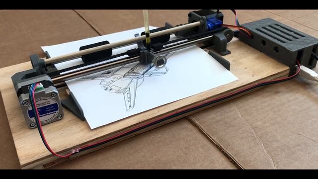 3D Printed Arduino Pen Plotter смотреть онлайн