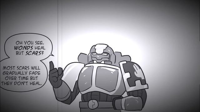 Comforting Civilians: Salamanders vs Iron Hands by @Mick19988 | Warhammer 40K Meme Dub смотреть онлайн