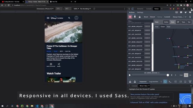 ? MERN STACK DISNEY+HOTSTAR CLONE DEMO | REACT.JS, REDUX, SCSS, MONGODB, NODE.JS | Coding Monsters смотреть онлайн