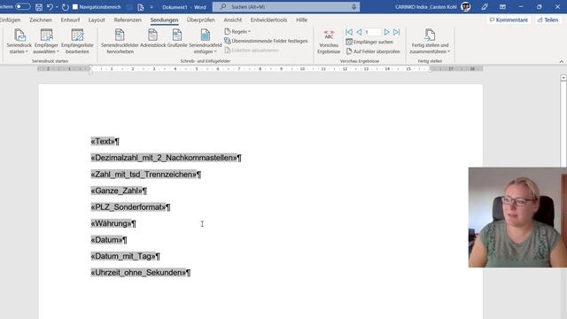 Excel/Word: Seriendruckfelder einfügen und im Währungs- oder Datumsformat formatieren - carinko.com смотреть онлайн
