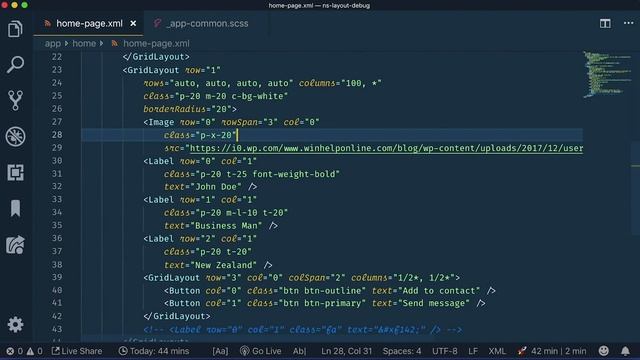 Debug Layouts in NativeScript Tutorial смотреть онлайн