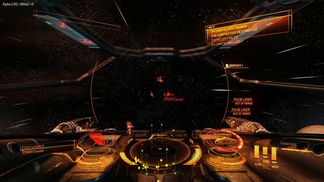 Elite Dangerous Alpha 2.0 dogfight with Cmdr Cassel смотреть онлайн