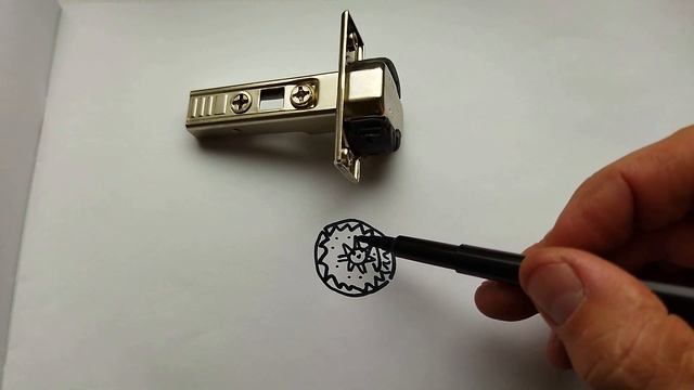 Как устроен доводчик в петлях Blum Clip Top Blumotion 110°