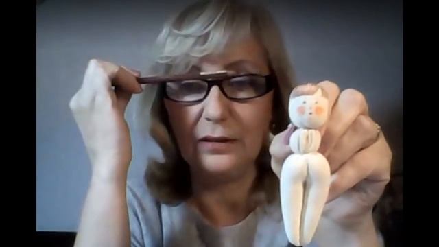 МК Валентины Невежиной тряпичная кукла "Девочка" смотреть онлайн