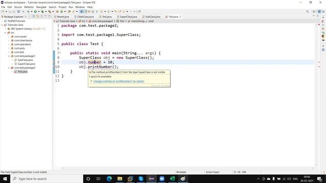 #17 Java Access Modifiers смотреть онлайн
