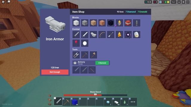 I tried USING the BEST CROSSHAIR in Roblox Bedwars смотреть онлайн