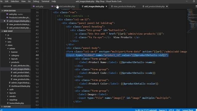 E-commerce Wesbite in Laravel || Add Products Alternate Images (ii) || Part 31 смотреть онлайн