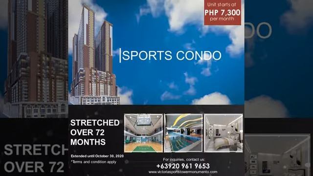 Php 7.3K per Month Pre-Selling Condo in Caloocan City l Victoria Sports Tower Monumento смотреть онлайн