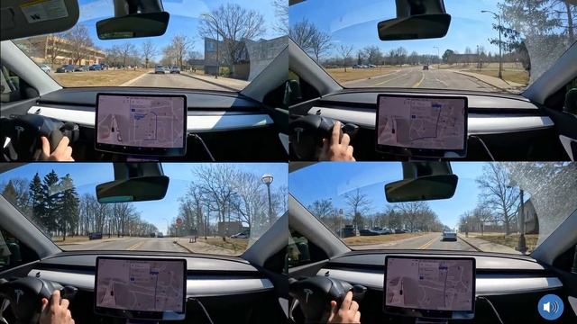 Comparing Tesla Self Driving Chill, Average, and ASSERTIVE Modes! | FSD Beta смотреть онлайн