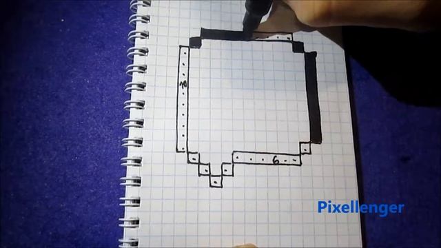 Thinking of a gift How to Draw Pixel Art - "Думаю о подарке" как нарисовать по клеточкам смотреть онлайн