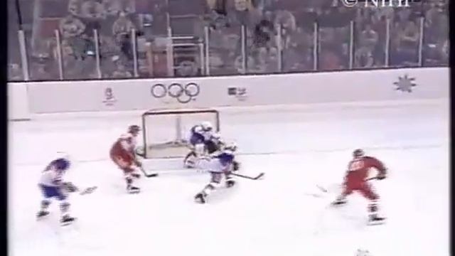 Olympics Олимпиада 1992.14.02 Norway Switzerland Норвегия Швейцария 6th Goal Of Switz