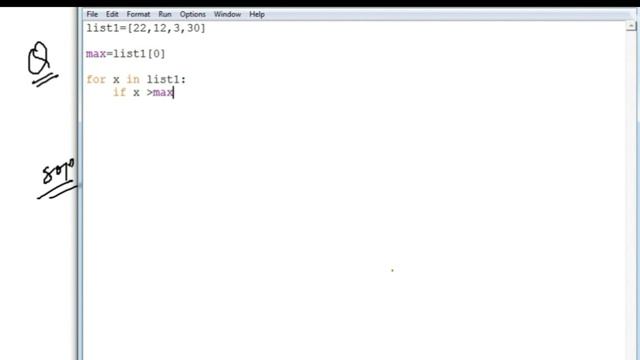 Python: Program to get largest number from the list . Important python program смотреть онлайн