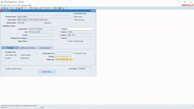 Oracle Payroll processing смотреть онлайн