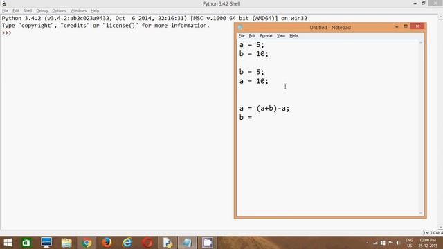 7 Swapping of Two Variable in Python Tutorial смотреть онлайн