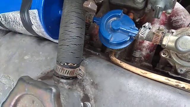 Установка дополнительного бензинового фильтра на Москвич 2141.mp4