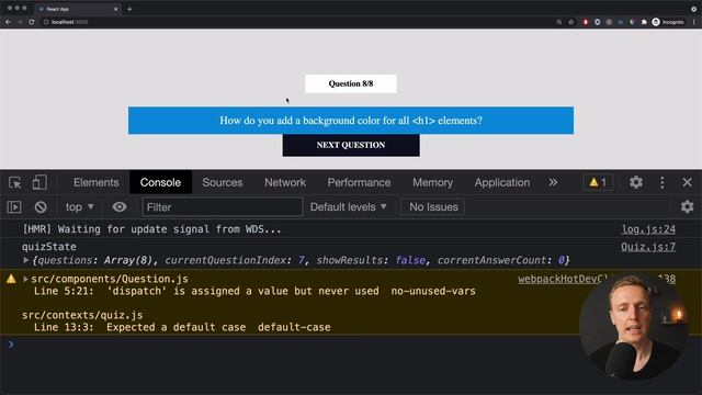 How to Build a Quiz With React Hooks - Beginner React Project смотреть онлайн