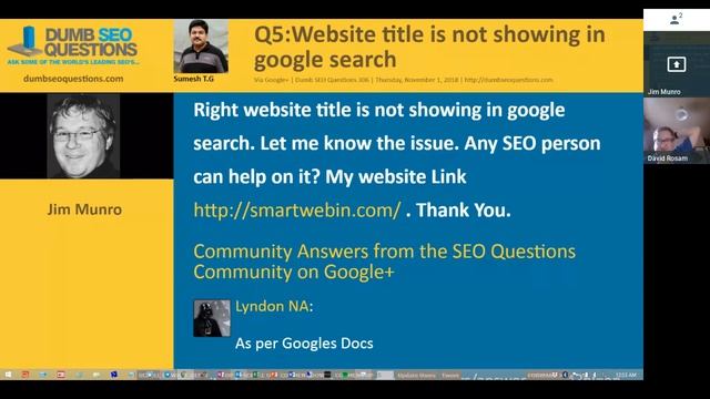 Dumb SEO Questions 306. смотреть онлайн