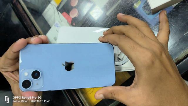 iPhone 14 Blue 128 GB unboxing 🔥 смотреть онлайн