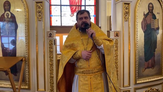 Проповедь в Неделю о Страшном суде. Священник Владимир Чебышев смотреть онлайн