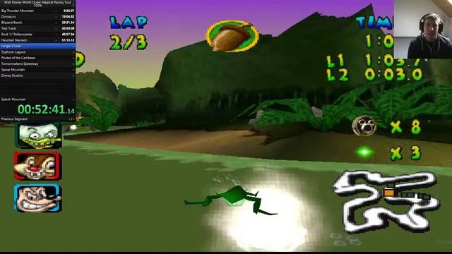 [WR] Walt Disney World Quest Magical Racing Tour 105% Speedrun in 1:44:17.38 смотреть онлайн