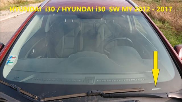Hyundai i30 MY 2011 2017 VIN Location смотреть онлайн