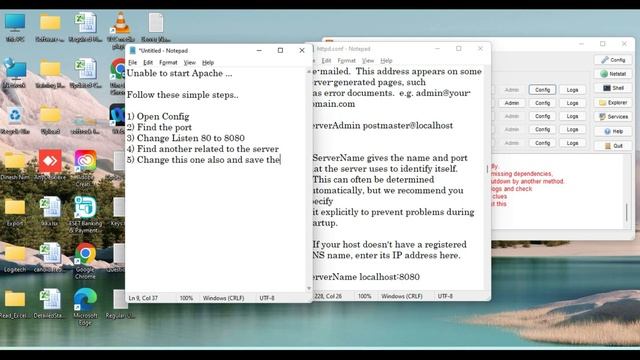 Fix Xampp Error: Apache shutdown unexpectedly. смотреть онлайн