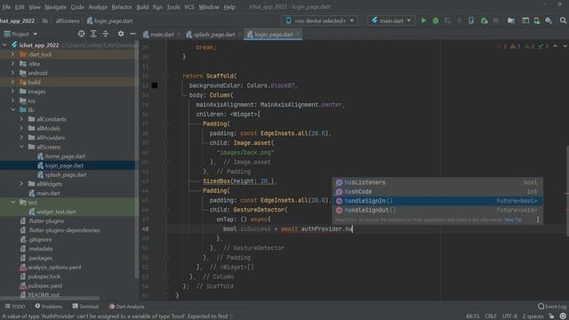 Sign in with Google Flutter Firebase Real Time Push Notification Tutorial - Chat App Course 2022 смотреть онлайн