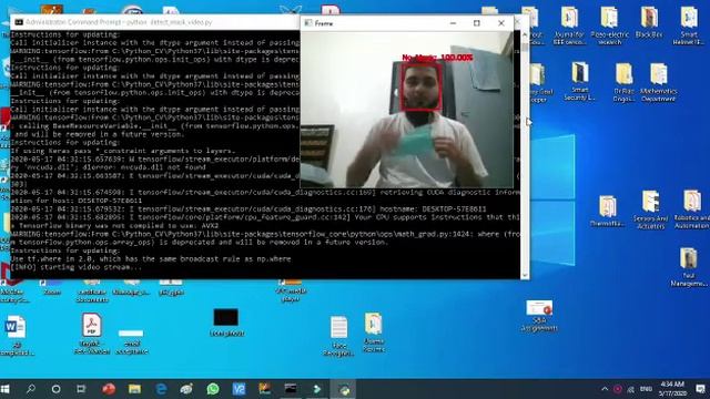 Mask Detection with OpenCV, Keras/Tensorflow & Deep Learning смотреть онлайн