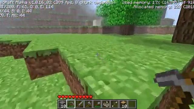 Выживание В MINECRAFT ALPHA 1.0.16_02 (Часть 3) ГУЛЯЮ ПО МИРУ И СТОЮ В (AFK) смотреть онлайн